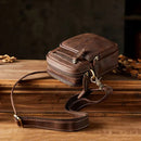 Bolsa Artesanal em Couro Legítimo Vintage Retro