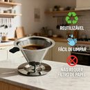 Coador com Filtro de Café Reutilizável - CoFilter