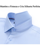 Camisa Social 3x Shield Sartong - Tripla Proteção: Impermeável, Não Amassa e Antimanchas/Antigordura