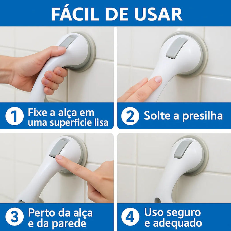 Barra de Apoio Portátil para Banheiro - SafeGrip