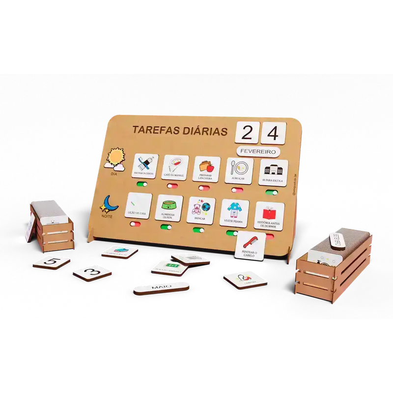 Quadro de Tarefas Diárias com o método R.O.T.I.N.A.