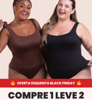 2 Bodys Shaper Canelado - Compre 1 Leve 2
