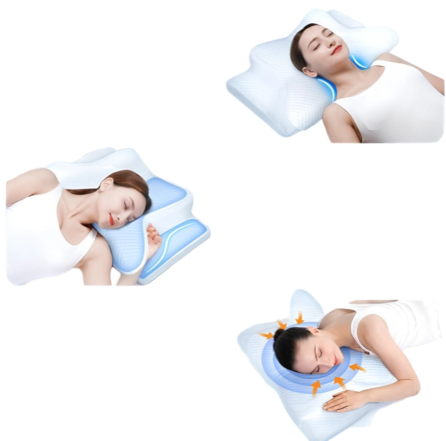 Travesseiro Cervical BioErgo | Alívio Imediato para Seu Pescoço