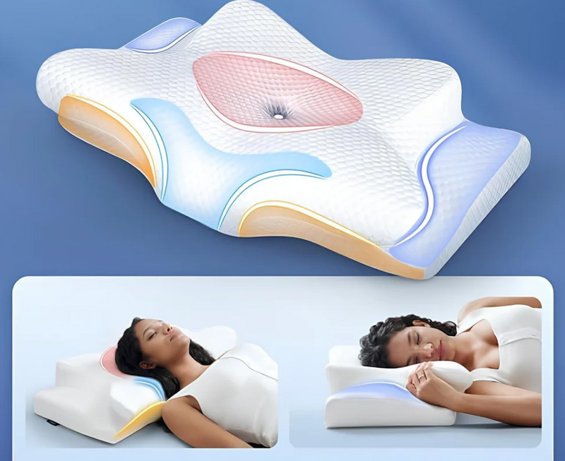 Travesseiro Cervical BioErgo | Alívio Imediato para Seu Pescoço