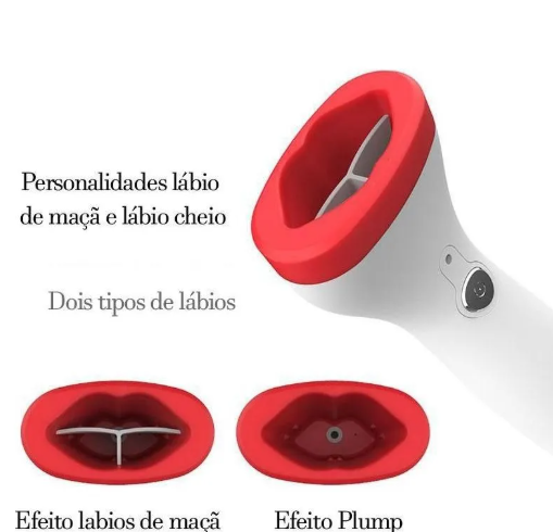 Preenchedor Labial LipsLux | Lábios Carnudos, Sem Agulhas