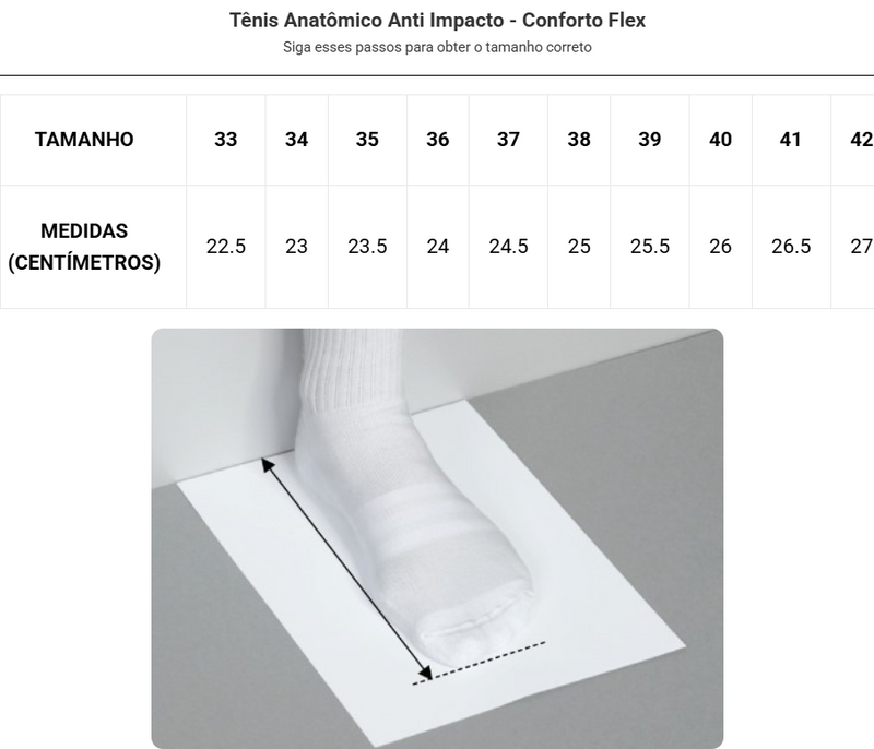 Tênis Ortopédico Anti Impacto - Conforto Flex  | COMBO DE DOIS PARES