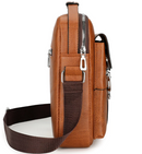 Bolsa Artesanal em Couro Legítimo Vintage Retro