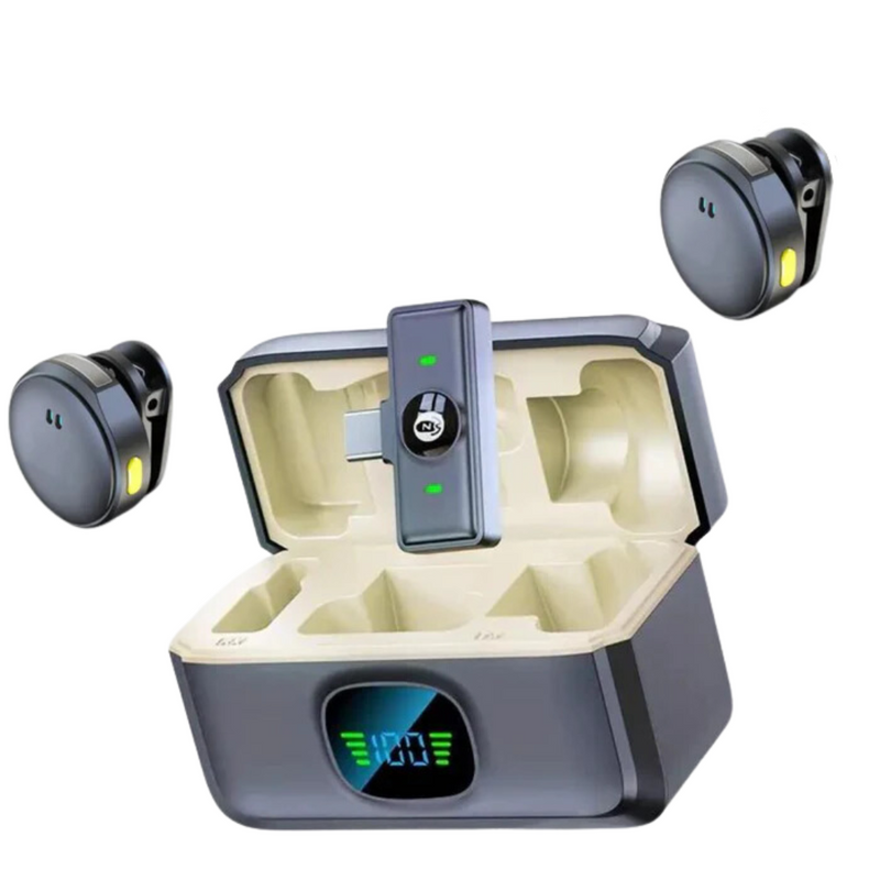 Microfone de Lapela Sem Fio VoxMax | Leveza, Liberdade e Som Claro