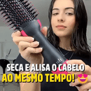Escova Secadora Alisadora de Cabelo 4 em 1 LumiGlam