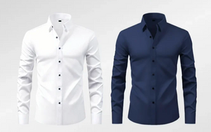 Branco / Azul Marinho