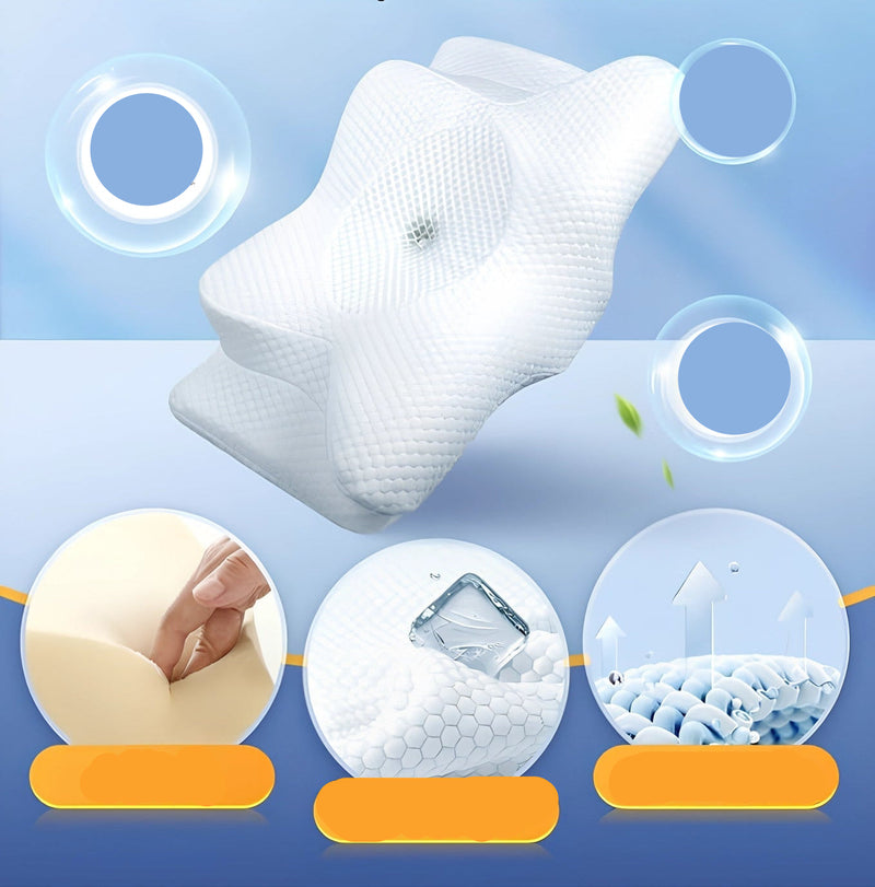 Travesseiro Cervical BioErgo | Alívio Imediato para Seu Pescoço