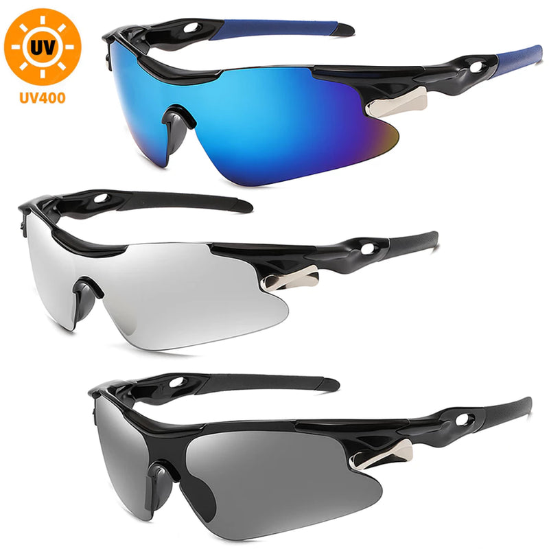 Kit 2 Windproof - Óculos de Sol para Corrida Ciclismo