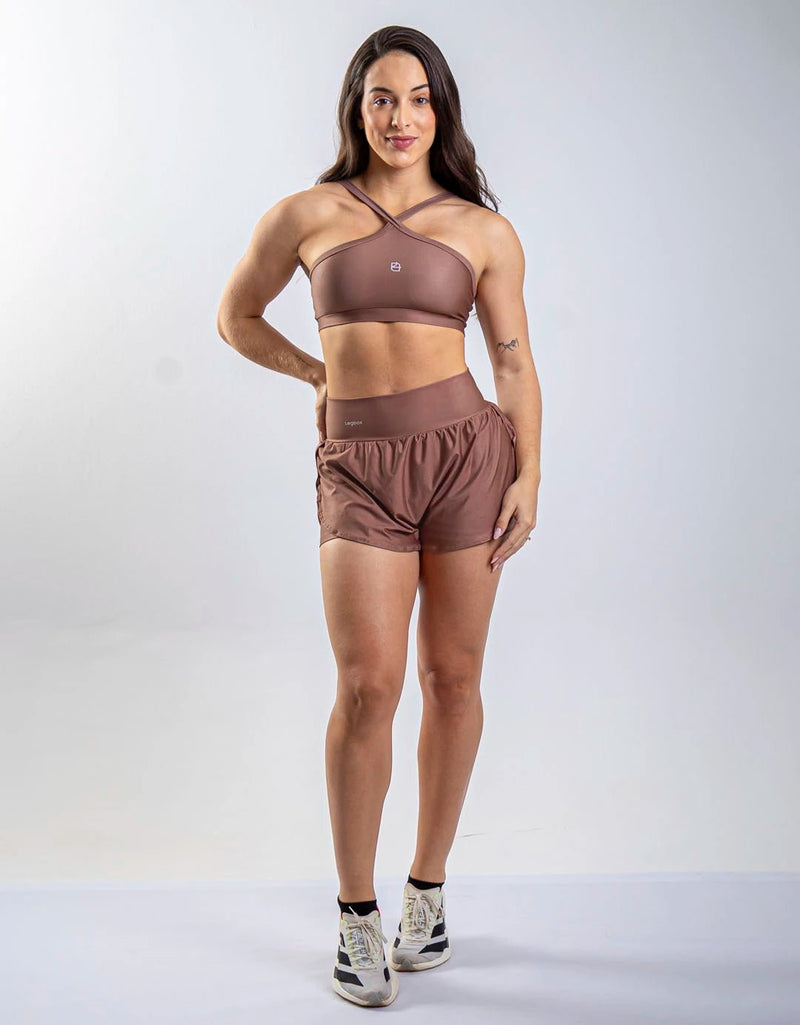 Kit 2 Shorts Corrida Duplo