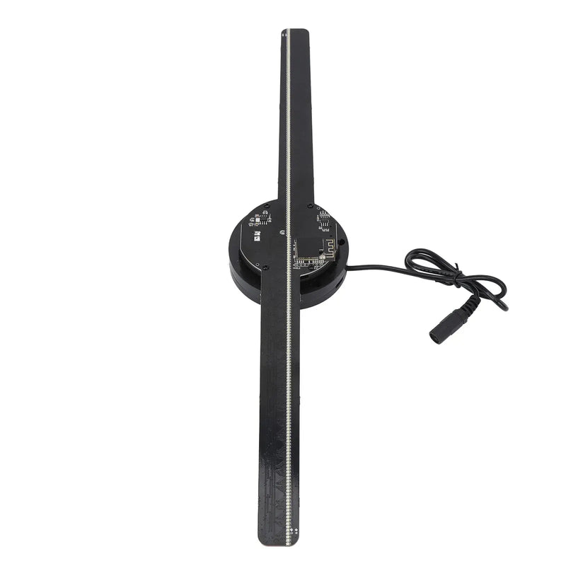 Ventilador holográfico 3D com 224 contas de luz LED