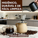 Coador com Filtro de Café Reutilizável - CoFilter