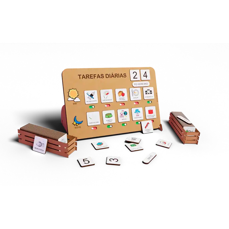 Quadro de Tarefas Diárias com o método R.O.T.I.N.A.