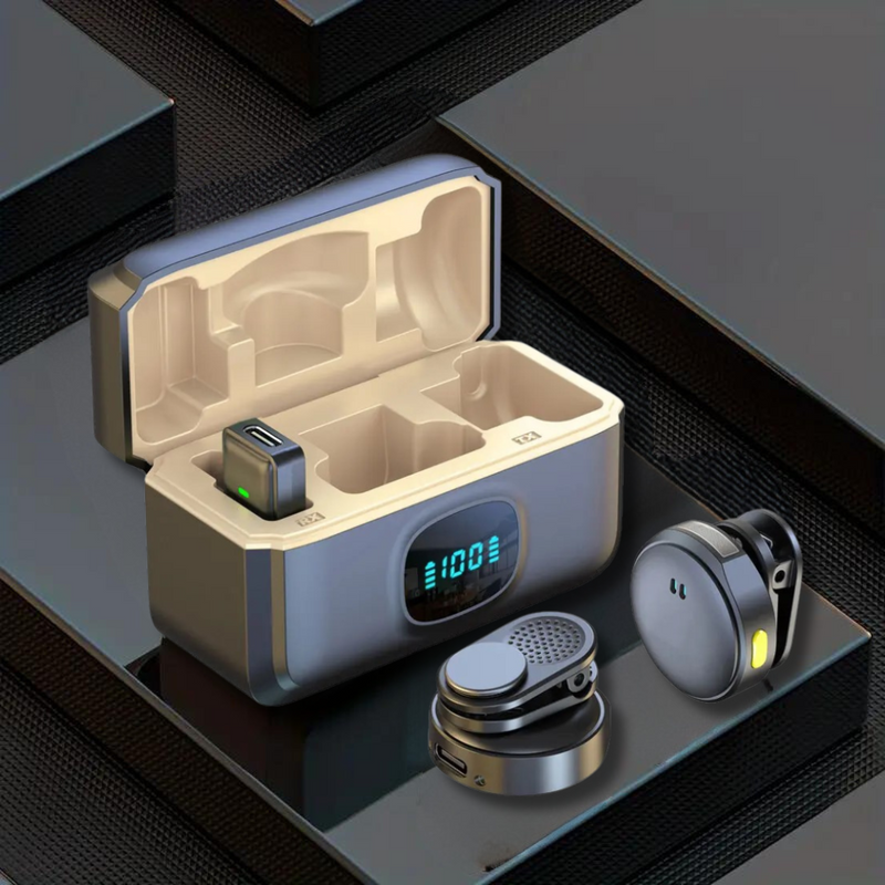 Microfone de Lapela Sem Fio VoxMax | Leveza, Liberdade e Som Claro