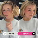 Escova Secadora Alisadora de Cabelo 4 em 1 LumiGlam