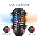 Escova Secadora Alisadora de Cabelo 4 em 1 LumiGlam