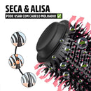 Escova Secadora Alisadora de Cabelo 4 em 1 LumiGlam