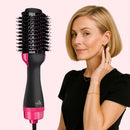 Escova Secadora Alisadora de Cabelo 4 em 1 LumiGlam