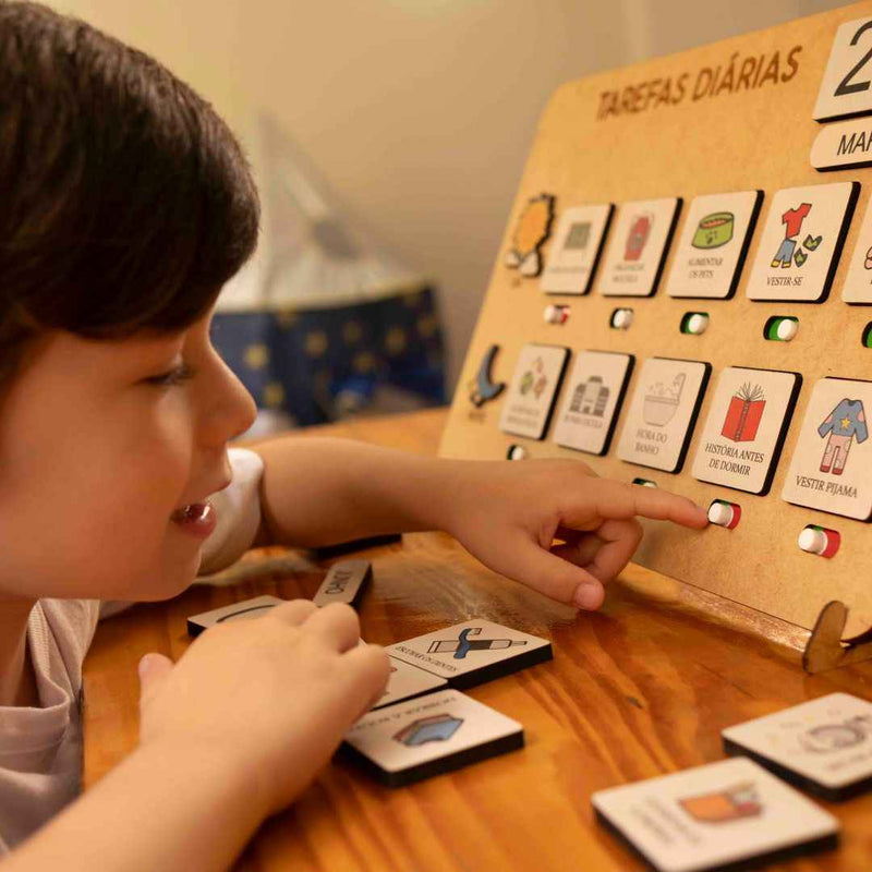 Quadro de Tarefas Diárias com o método R.O.T.I.N.A.