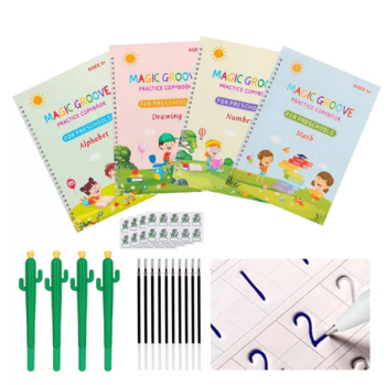 Caderno De Caligrafia Reutilizável